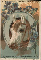 Beatty's Organs and Pianos Advertisement Trade Card