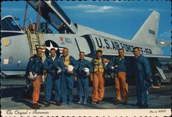 The Original 7 Astronauts, Mercury Seven Postcard