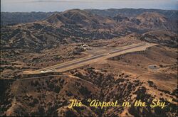 Catalina Island Airport in the Sky Postcard