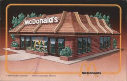 McDonald's Senior Citizen Birthday Card, Redding CA California Modern (1970's to Present) Postcard Postcard Postcard