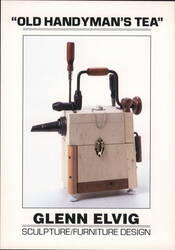 Old Handyman's Tea - Teapot Sculpture by Glenn Elvig Postcard