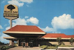 Black Oak Restaurant, Vacaville, CA Postcard