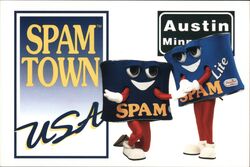 SPAM Town USA, Austin Minnesota Advertising Postcard Postcard Postcard