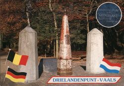 Drielandenpunt Vaals, Highest Point of the Netherlands Postcard