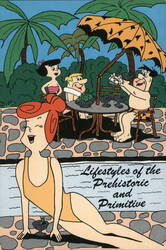 Lifestyles of the Prehistoric and Primitive, The Flintstones Cartoons Antowan Blaskey Postcard Postcard Postcard