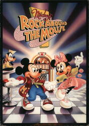 Mickey & Minnie Mouse, Rock Around the Mouse Postcard