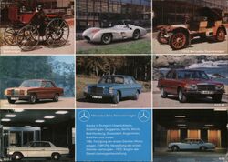 Mercedes-Benz Cars Through the Years Postcard