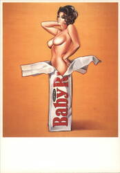 Vintage Baby Ruth Candy Bar Pinup Girl Advertisement Postcard Postcard