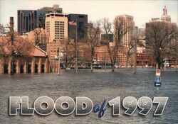 Flood of 1997 Saint Paul, Minnesota Postcard