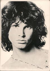 Jim Morrison Portrait Postcard