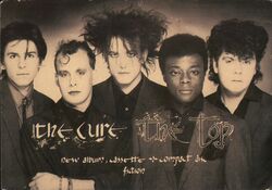 The Cure, The Top Album Cassette Compact Disc Postcard