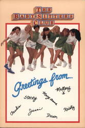 The Baby-Sitters Club Greetings Postcard Movie and Television Advertising Postcard Postcard