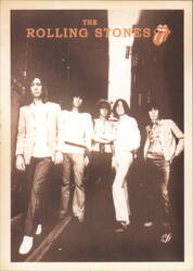 The Rolling Stones Band Photo Postcard Postcard