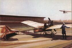 Zsely Aladar Monoplane (1912) Airplane Postcard