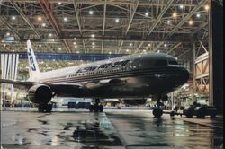 Boeing 767-300 in Assembly Plant Postcard