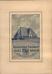 Nordseebad Norddorf, Insel Amrum Postcard Postcard