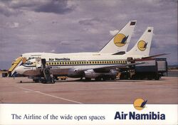 Air Namibia Boeing 747SP at Airport Postcard