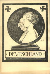 1928 German Election Poster Postcard Postcard