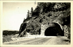 Tunnel At Bonneville, Columbia River Highway Postcard