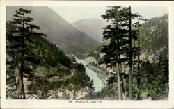 The Fraser Canyon Vancouver, BC Canada British Columbia Postcard Postcard