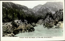 Fresher River Between Lytton And Spuzzum Postcard