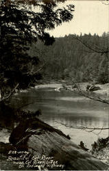 Beautiful Eel River Postcard