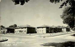 Residential District Postcard