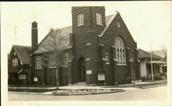 Belhanny M. E. Church Ludington, MI Postcard Postcard