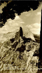 Half Dome From Glacier Point Yosemite Valley, CA Yosemite National Park Postcard Postcard