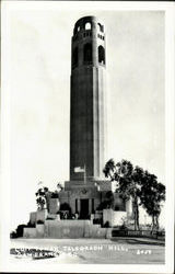 Cott Tower Telegraph Hill Postcard