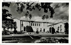 Pasadena Public Library Postcard