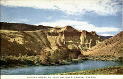 Picture Gorge On John Day River Scenic, OR Postcard Postcard