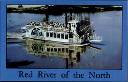 Red River Of The North Dakota Queen Boats, Ships Postcard Postcard