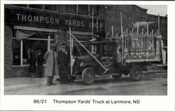 Thompson Yards Truck At Larimore Postcard