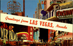 Greetings From Las Vegas Postcard