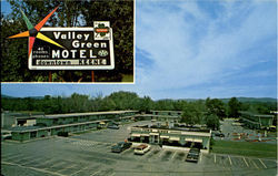 The Valley Green Motel, 379 West St., Rt. 12 Postcard