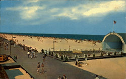 Band Stand Beach And Boardwalk Ocean City, MD Postcard Postcard