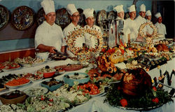 Azure Tides Hotel Court, Lido Beach Postcard