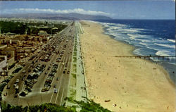 San Francisco Beach And Great Highway Postcard