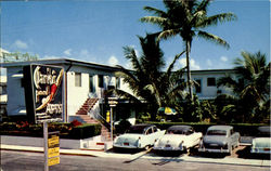 Clark's Surf N Spray Apt's, Cleveland St. At Surf Rd. Hollywood Beach, FL Postcard Postcard