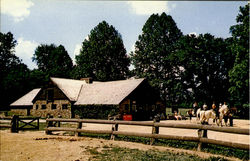 Saddle Barn, Brown County State Park Postcard