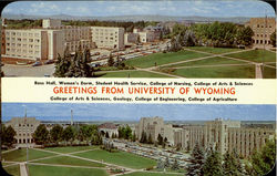 Greetings From University Of Wyoming Postcard