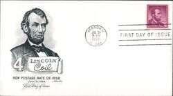 1958 4c Lincoln First Day Cover First Day Cover