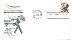 1974 10c Zip Code First Day Cover First Day Cover