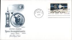 1971 8c United States in Space First Day Cover First Day Cover