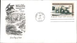 1971 8c Wildlife Conservation FDC First Day Cover