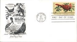 1972 8c Wildlife Conservation Cardinal First Day Cover First Day Cover