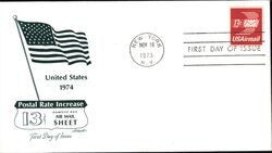 1974 13c US Airmail Postal Rate Increase First Day Cover First Day Cover