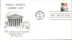 1981 20c Supreme Court First Day Cover First Day Cover