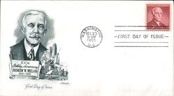 1955 3c Andrew W. Mellon 100th Birthday First Day Cover